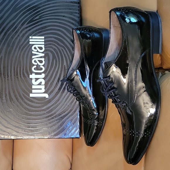 Just Cavalli Man Party Shoes Size 39 EU Italy - Picture 2 of 9